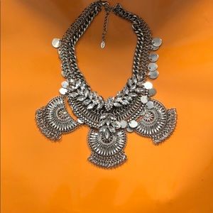 ALDO silver statement necklace
